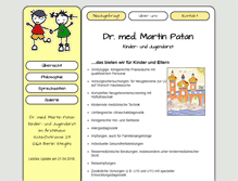 Tablet Screenshot of dr-patan.de